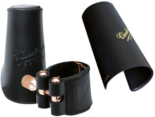 Vandoren Ligature Cuir Leather クラリネット用 Amazon.com: Vandoren LC21P Leather Ligature and Plastic Cap