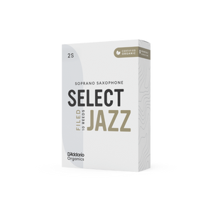 D'Addario Organic Select Jazz Filed Soprano Saxophone Reeds