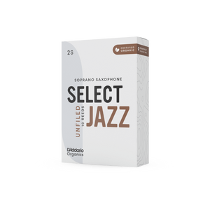 D'Addario Organic Select Jazz Unfiled Soprano Saxophone Reeds