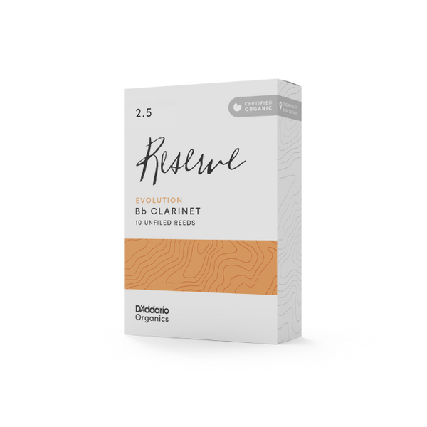 D'Addario Organic Reserve Evolution Bb Clarinet Reeds – TB Winds